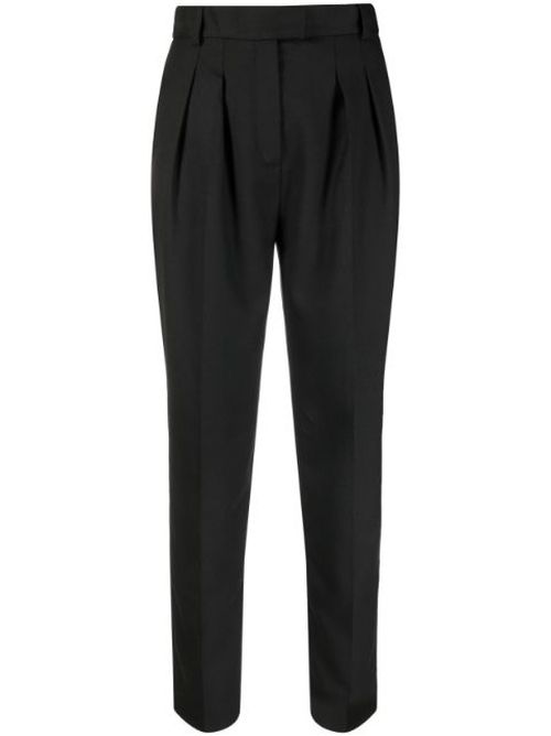High-rise cropped trousers