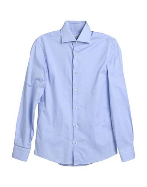 Man Shirt Azure Size 17 ¾ Cotton