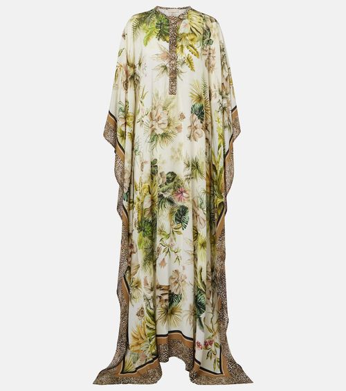 Savannah printed chiffon kaftan