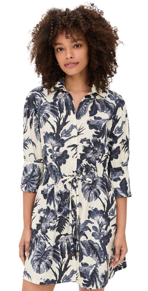 Henry Dress Fauna Floral Navy