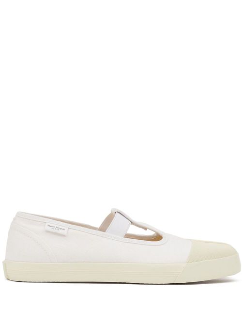 On The Deck Tabi ballerina shoes - White