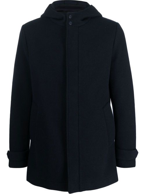 Zip-up hooded jacket - Blue