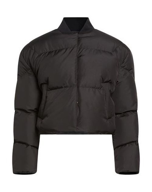 Woman Puffer Black Size 2 Polyester