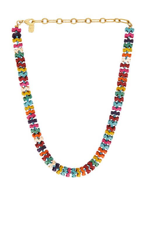 Elizabeth cole collar aroha en color azul a