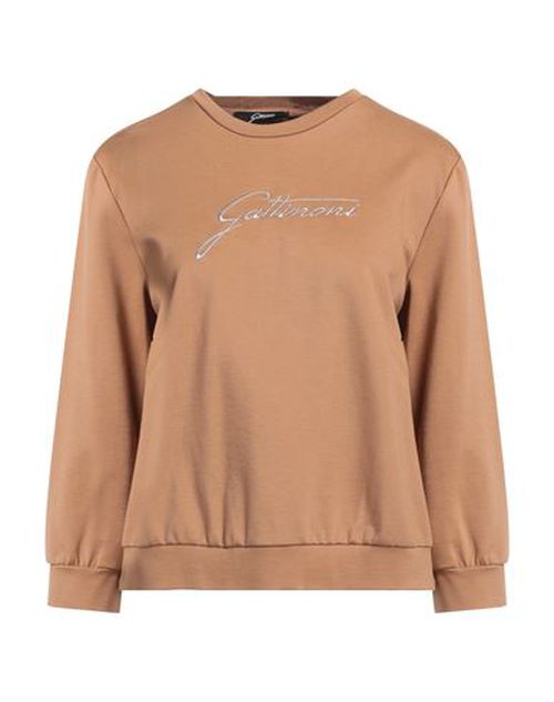 Gattinoni Woman Sweatshirt Camel Size XS Viscose, Polyamide, Elastane