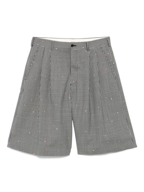 Comme des Garçons Homme Plus plaid tailored shorts - Black