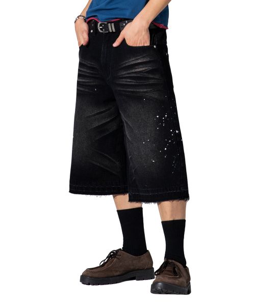 XP335 Repair Painting Bermuda Denim Pants