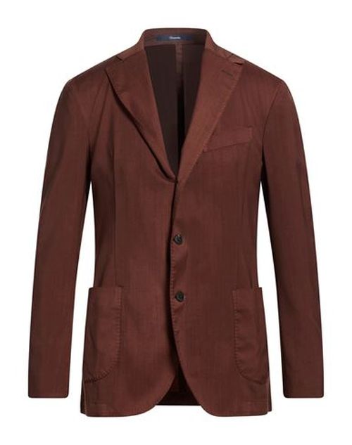 Man Blazer Brown Size 38 Virgin Wool