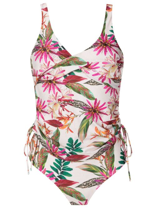 Bruma floral-print bikini - White