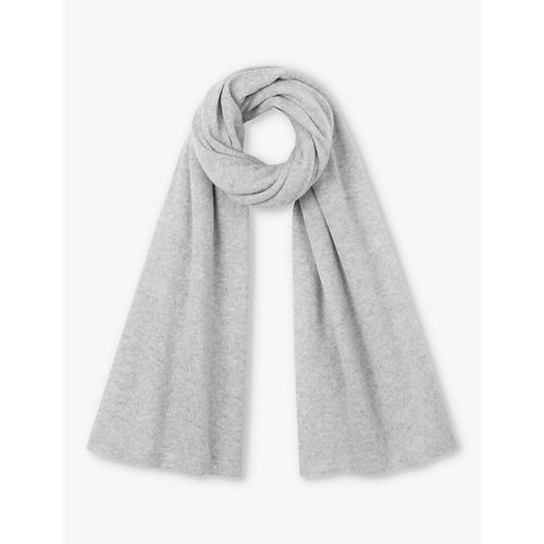 Womens Palegrmrl Essential Knitted Cashmere Scarf 