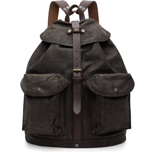 Brown Leather Rucksack Backpack