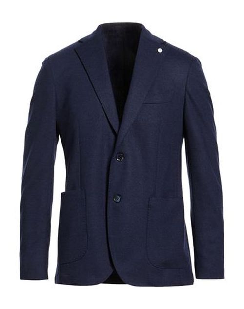 L. b.m. 1911 Man Blazer Navy Size 38 Virgin Wool