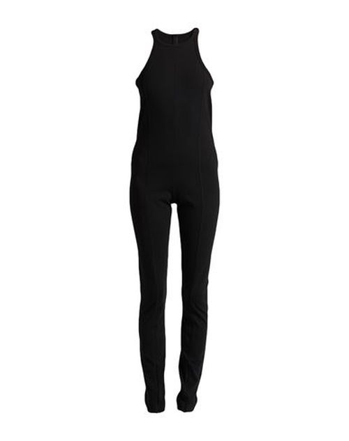 Woman Jumpsuit Black Size L Viscose, Polyamide, Elastane