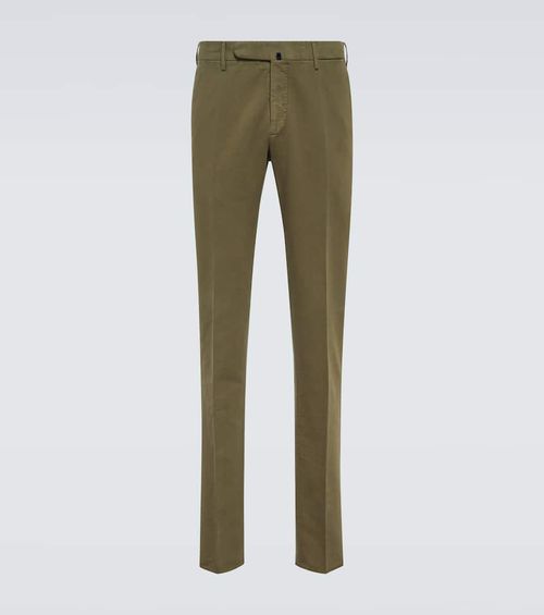 Cotton slim pants