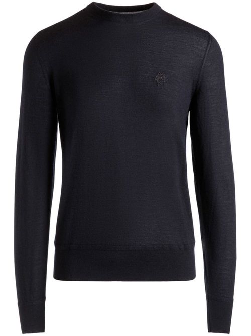 X Adrien Brody crew-neck jumper - Blue