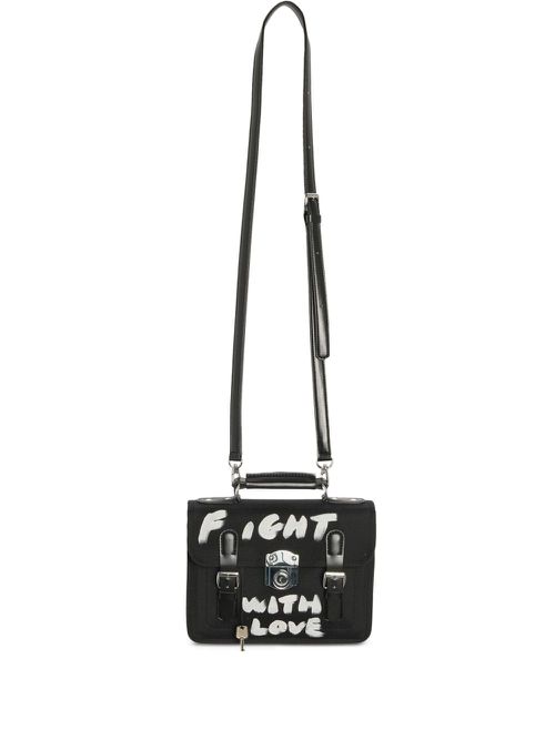 Comme Des Garçons Girl canvas tote bag - Black
