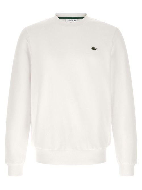 Embroidered Logo Sweatshirt — White