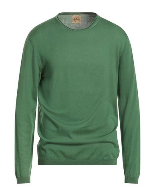 Rakkì Wear Man Sweater Green Size 42 Mako Cotton