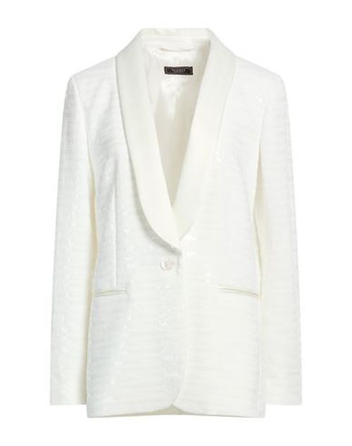 Woman Blazer Ivory Size 6 Cotton, Polyester