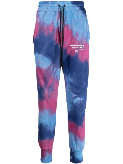 Graphic-print track pants - Purple