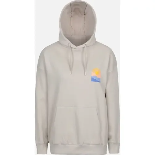 Women's Mountain Warehouse Womens/Ladies Cornwall Relaxed Fit Hoodie - Crea