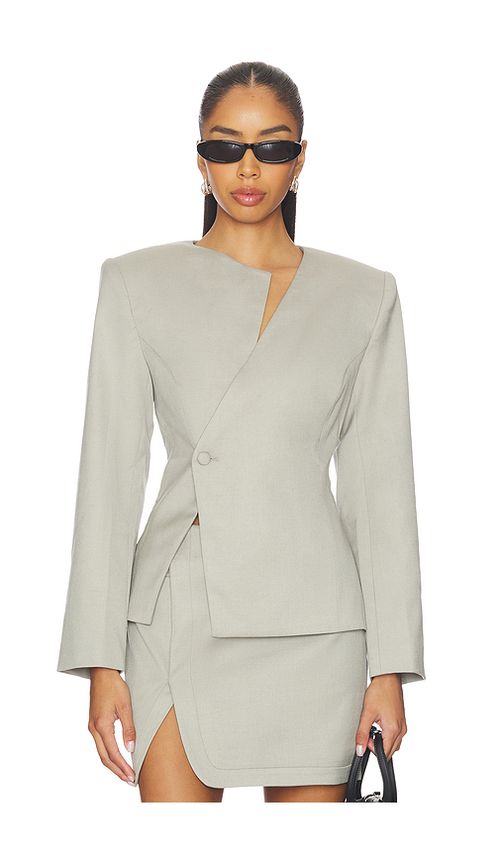 ET OCHS BLAZERJACKE ANDRE in Grey. Größe 0. Also