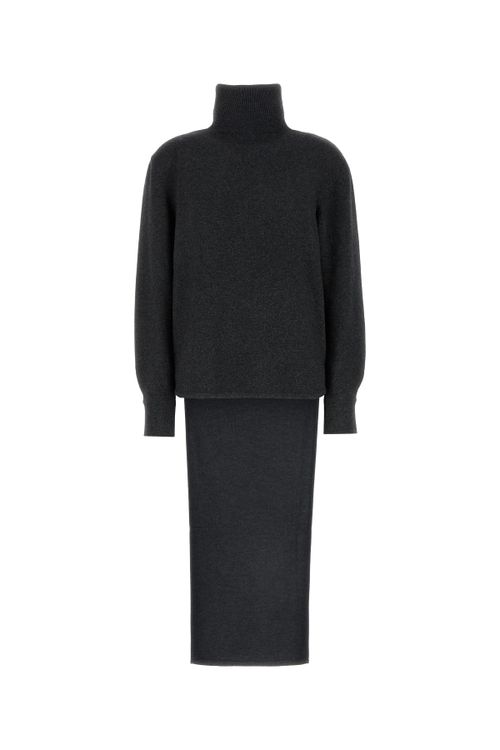 Lambwool Blend Sweater — Gray