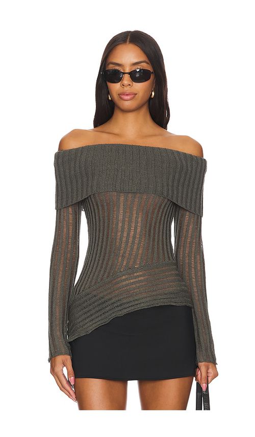Superdown Tawny Sweater in Grey. - L also in