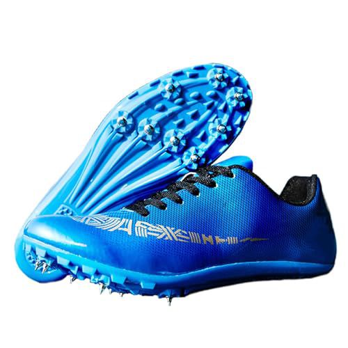 Generic Track and Field Spike Shoes Professional Racing Running Track Spikes Shoes for Competition Unisex Sprint Youth Professional Training Red