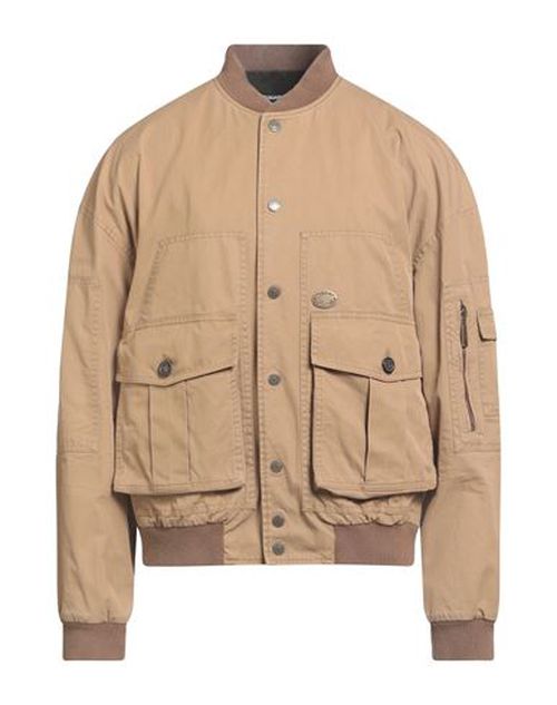 Man Jacket Camel Size 40 Cotton