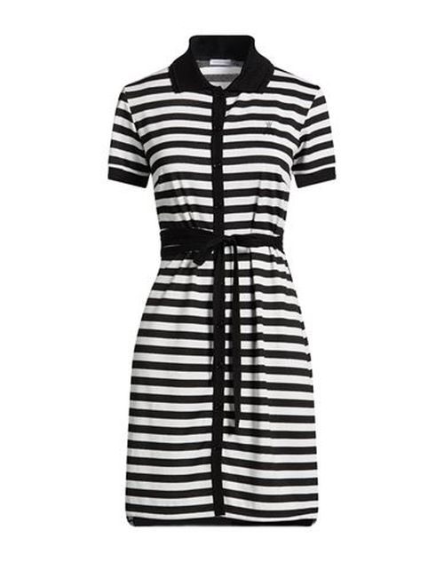 Woman Mini dress Black Size 2 Polyester, Polyamide, Elastane, Glass