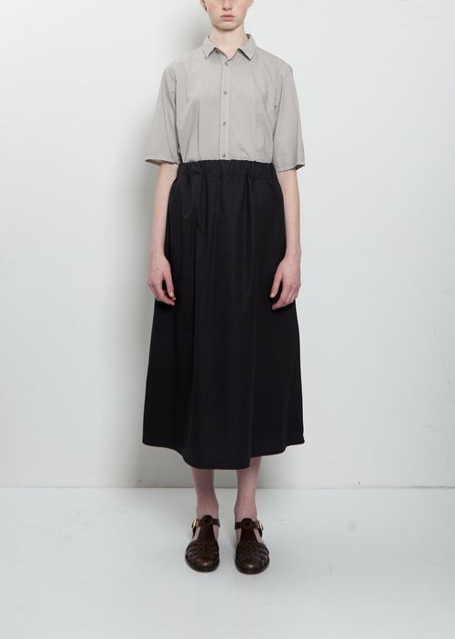 Labo.Art Vetro Clara Poplin Skirt Black