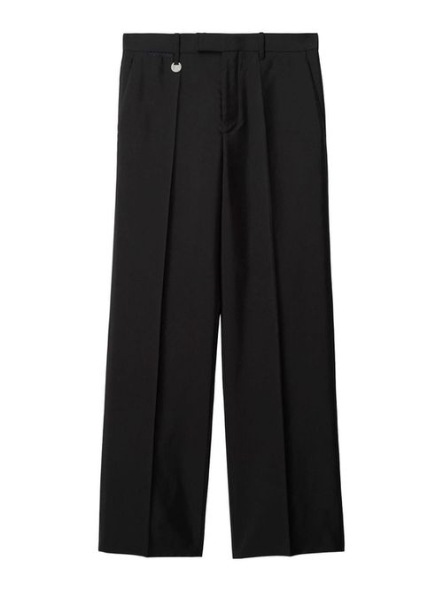 Wool And Silk Blend Trousers