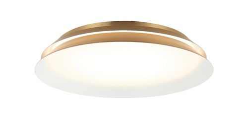 Aged Gold Brass LED Wall Sconce from the Dahlia Collection