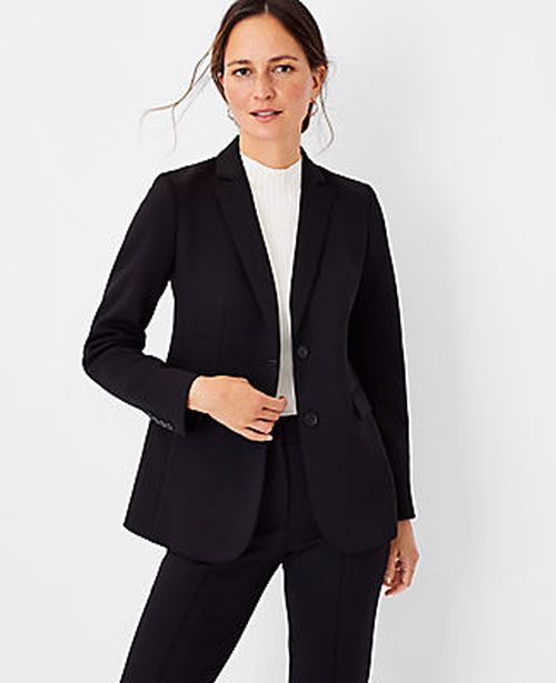 Ann Taylor The Two Button Blazer in Double Knit