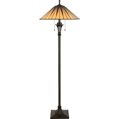 Gotham 2-Light Floor Lamp in Vintage Bronze