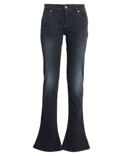 Woman Jeans Black Size 4 Cotton, Elastane