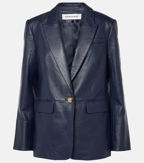 Vega leather blazer