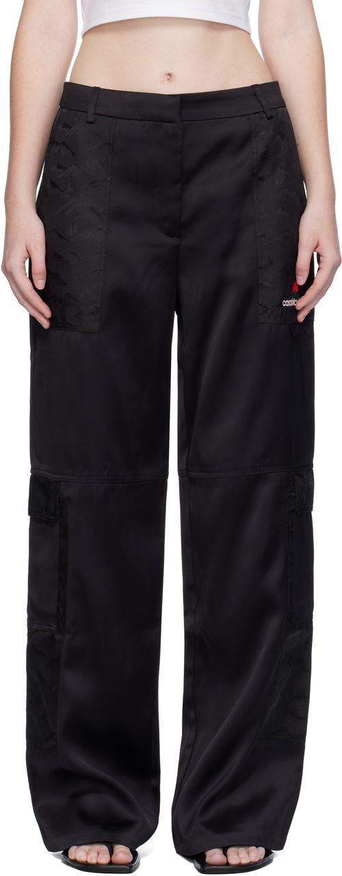 Black Mountain Camo Cargo Trousers