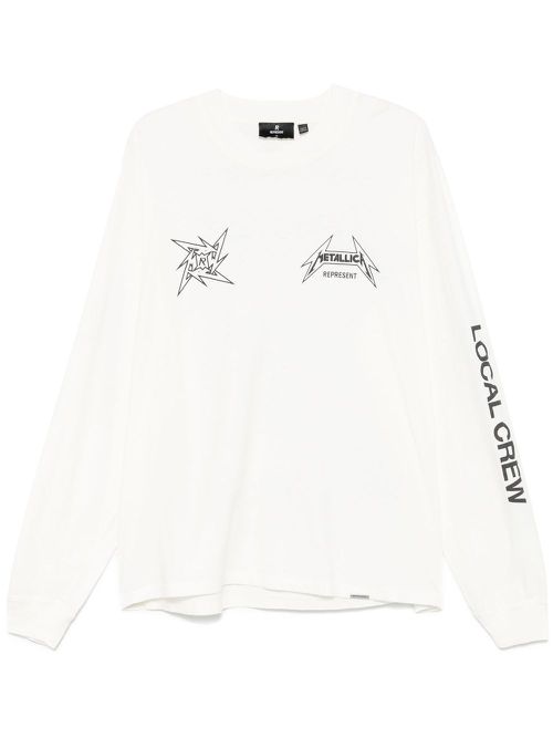 X Metallica Local Crew T-shirt - White