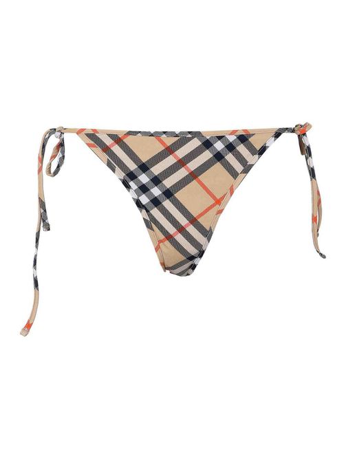 Beige Check Bikini