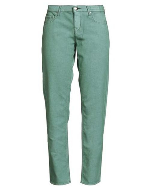 Jacob Cohёn Woman Pants Green Size 27 Cotton, Resin, Elastane