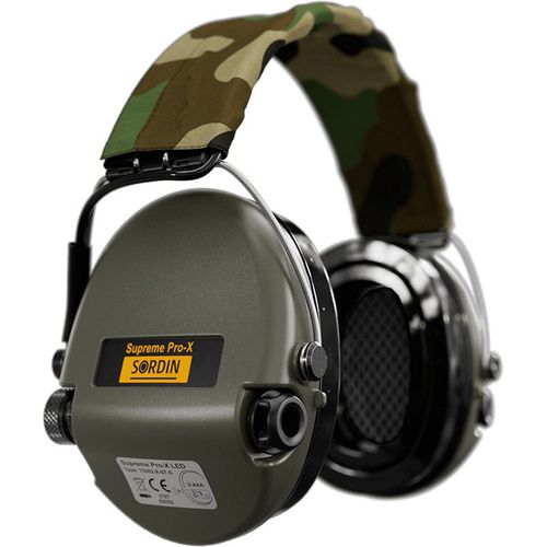 Headband noise-cancelling ear muffs Sordin Suprême Pro-X LED
