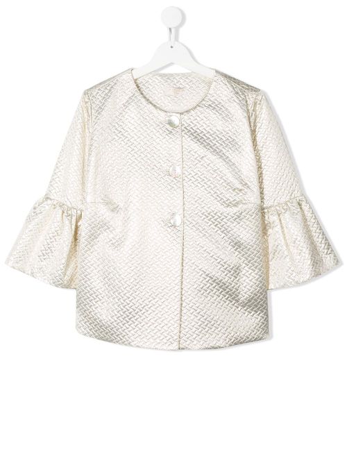 TEEN textured jacket - Gold