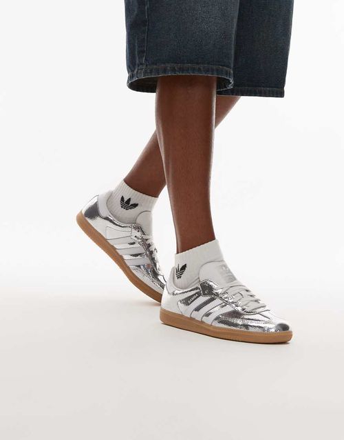Samba OG trainers in metallic silver