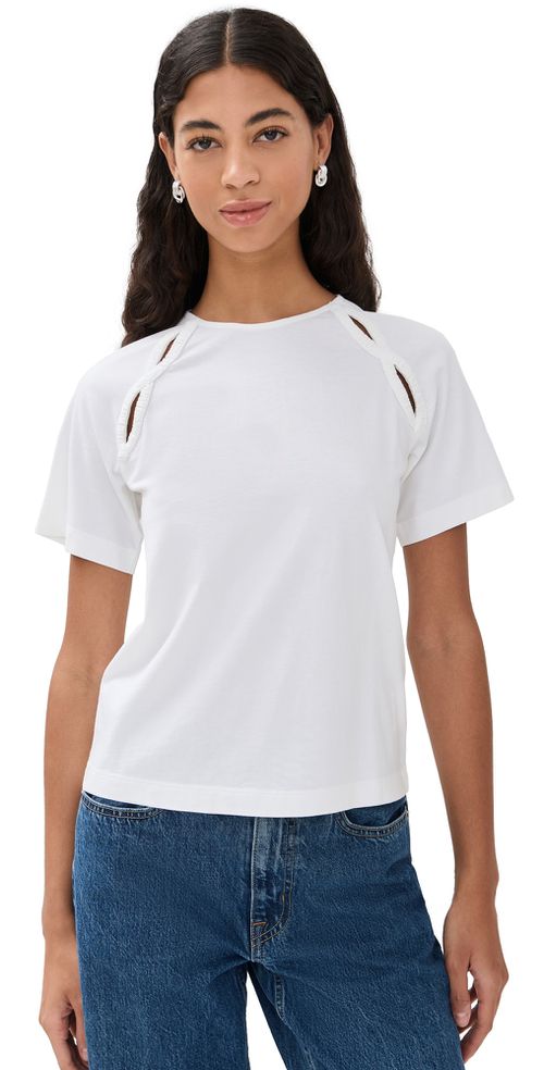 Solace Jersey Top White
