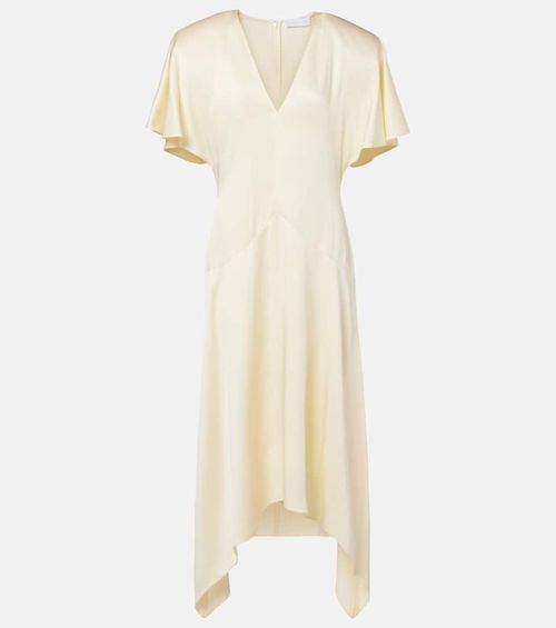 Satin midi dress