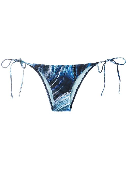 Thai print bikini bottoms - Blue