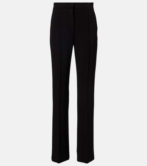 Dinda high-rise jersey straight pants