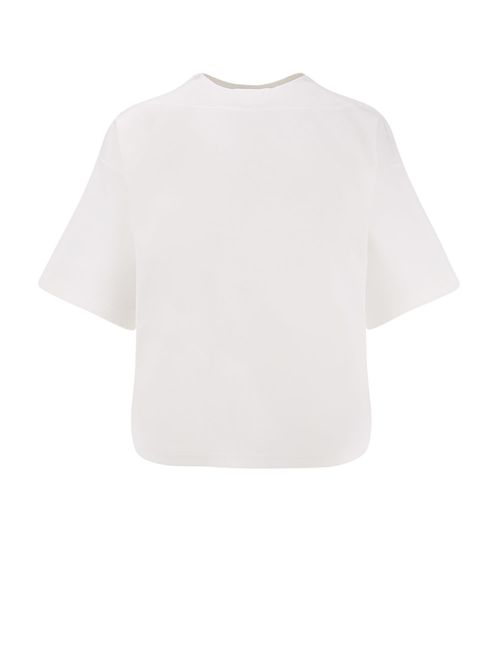 Boxy Cotton Blend T-shirt